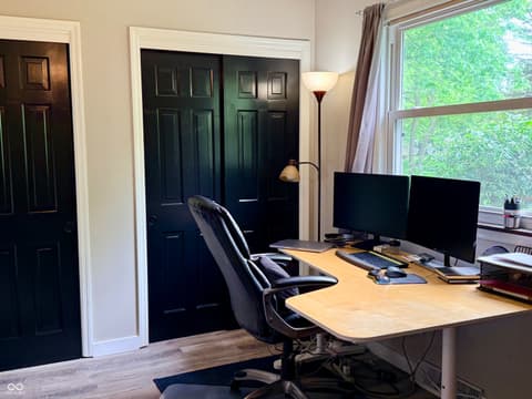 Home office at 3052 W Burning Tree Road, Crawfordsville, IN