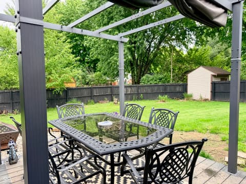 Outdoor living area at 3052 W Burning Tree Road, Crawfordsville, IN