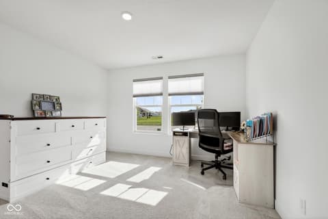 Home office at 18714 Seaforth Way, Westfield, IN