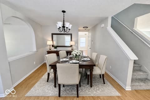 Dining room at 12431 Teacup Way, Indianapolis, IN