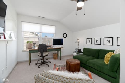 Home office at 14 Kingfisher Circle, Lafayette, IN