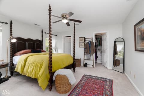 Bedroom at 14 Kingfisher Circle, Lafayette, IN