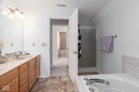 Bathroom at 14 Kingfisher Circle, Lafayette, IN