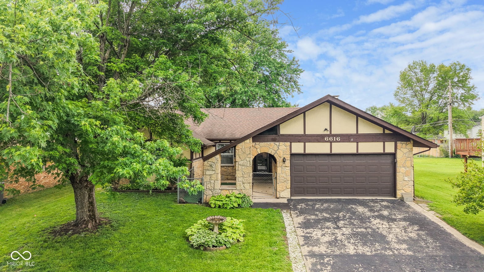Front exterior at 6616 S Lawndale Avenue, Indianapolis, IN