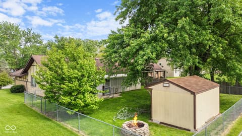 Yard at 6616 S Lawndale Avenue, Indianapolis, IN