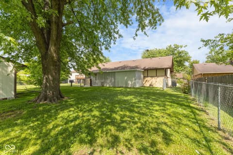 Yard at 6616 S Lawndale Avenue, Indianapolis, IN