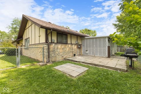 Side exterior at 6616 S Lawndale Avenue, Indianapolis, IN
