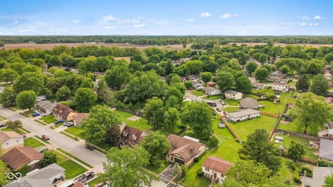 Aerial view at 6616 S Lawndale Avenue, Indianapolis, IN