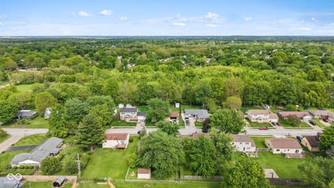 Aerial view at 6616 S Lawndale Avenue, Indianapolis, IN