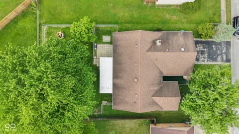 Aerial view at 6616 S Lawndale Avenue, Indianapolis, IN