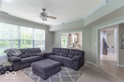 Living room at 715 Hohlier Lane, Avon, IN
