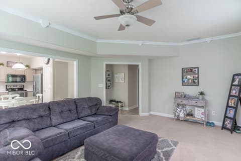 Living room at 715 Hohlier Lane, Avon, IN