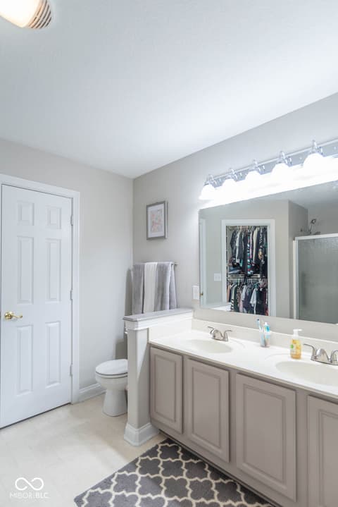 Bathroom at 715 Hohlier Lane, Avon, IN