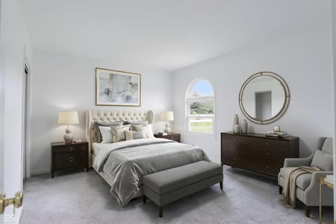 Bedroom at 9410 Pentecost Road, Indianapolis, IN