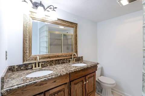 Bathroom at 9410 Pentecost Road, Indianapolis, IN