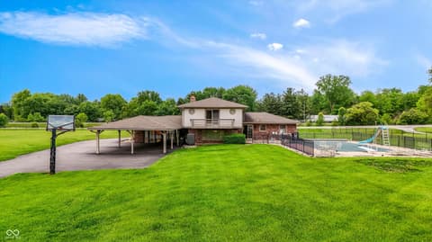 Backyard at 9410 Pentecost Road, Indianapolis, IN