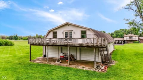 Backyard at 9410 Pentecost Road, Indianapolis, IN