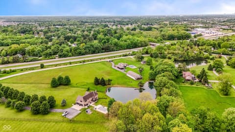 Aerial view at 9410 Pentecost Road, Indianapolis, IN
