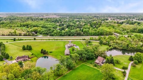 Aerial view at 9410 Pentecost Road, Indianapolis, IN