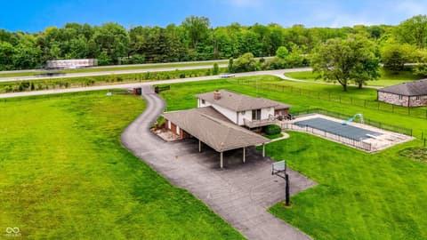 Aerial view at 9410 Pentecost Road, Indianapolis, IN