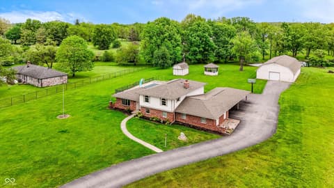 Aerial view at 9410 Pentecost Road, Indianapolis, IN