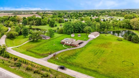 Aerial view at 9410 Pentecost Road, Indianapolis, IN