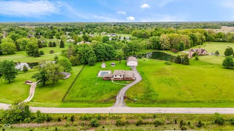 Aerial view at 9410 Pentecost Road, Indianapolis, IN