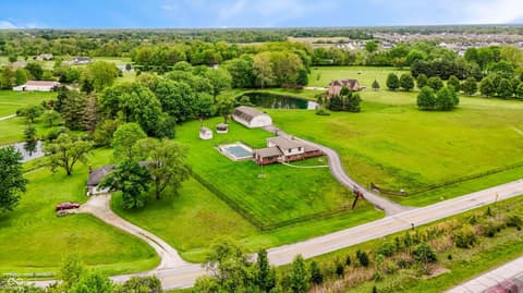 Aerial view at 9410 Pentecost Road, Indianapolis, IN