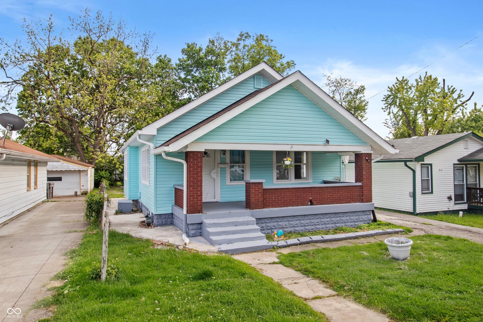 Front exterior at 1501 Udell Street, Indianapolis, IN