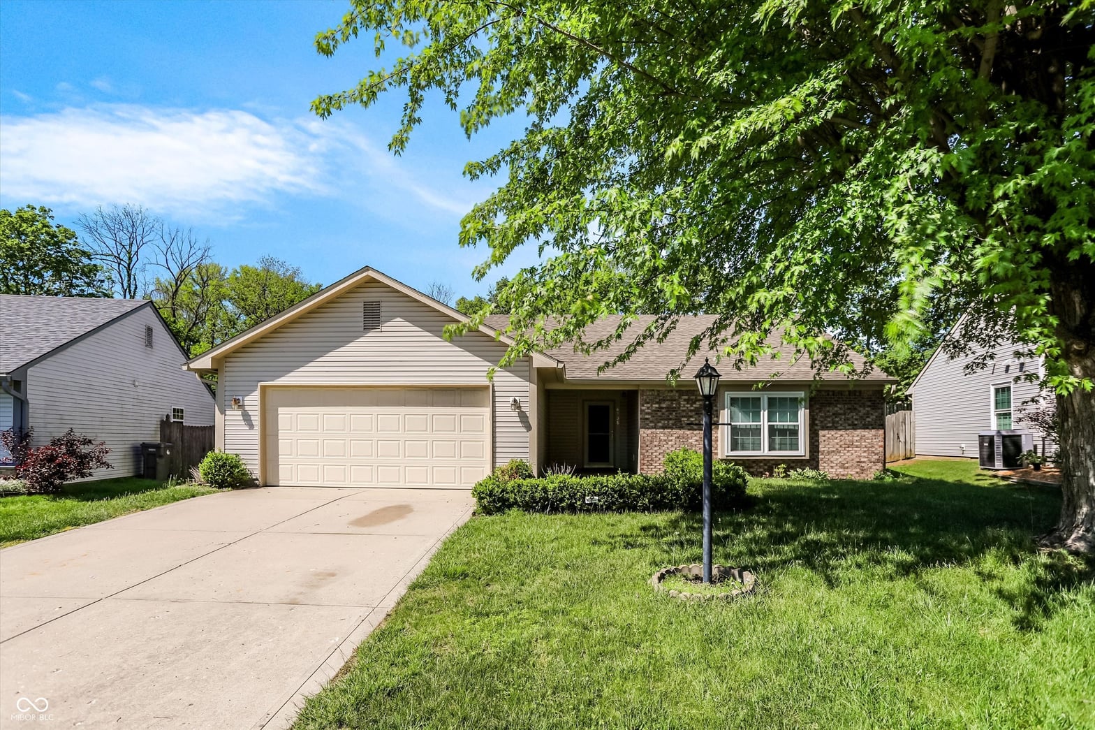 Front exterior at 8438 Southern Springs Drive, Indianapolis, IN