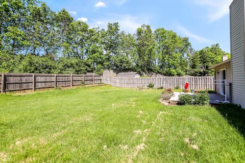 Yard at 8438 Southern Springs Drive, Indianapolis, IN
