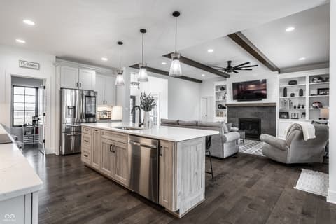Kitchen at 195 N 300 W, Lebanon, IN