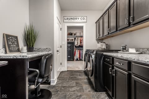 Laundry room at 195 N 300 W, Lebanon, IN