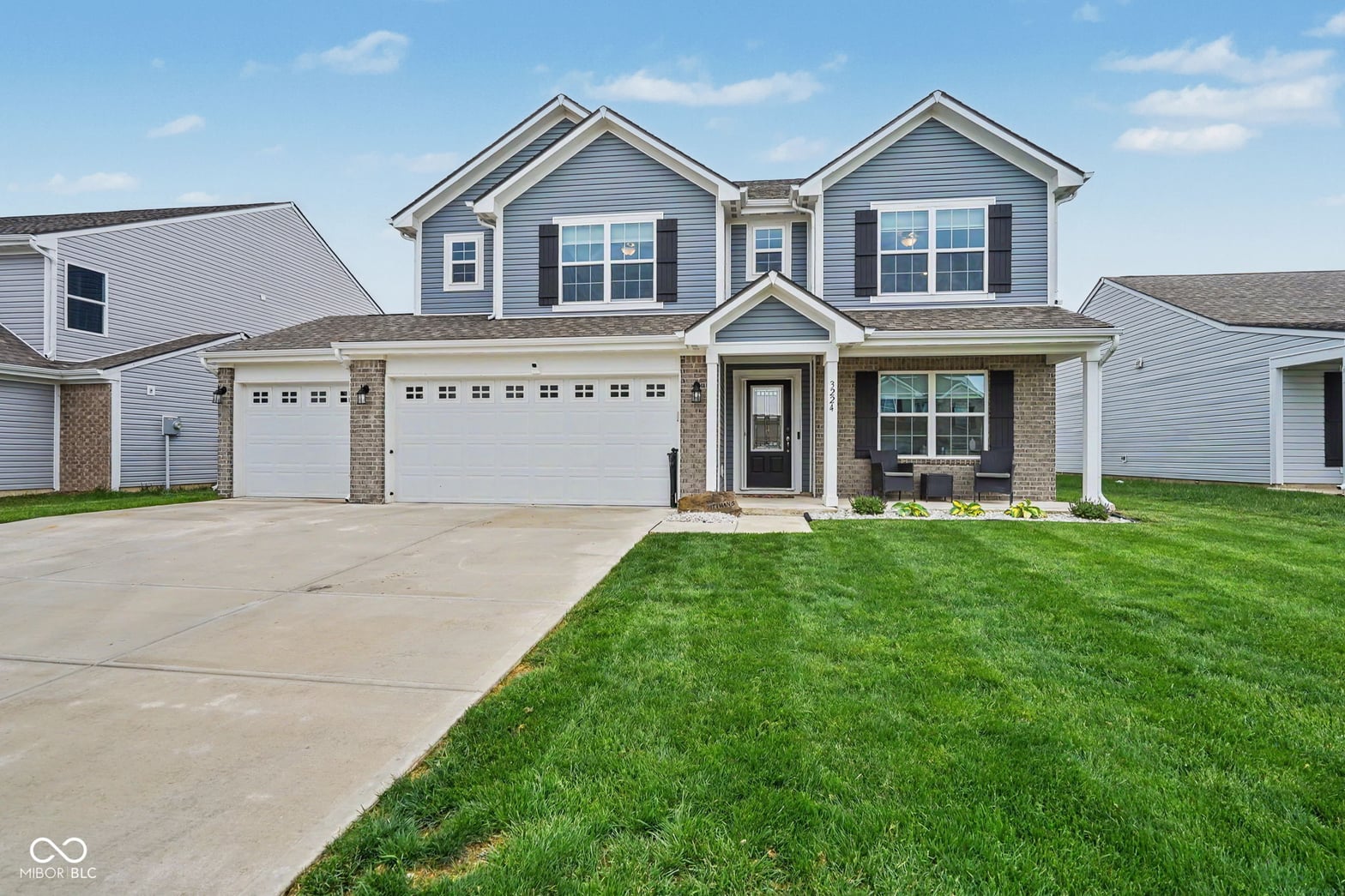 Front exterior at 3224 Sand Walk Drive, Kokomo, IN
