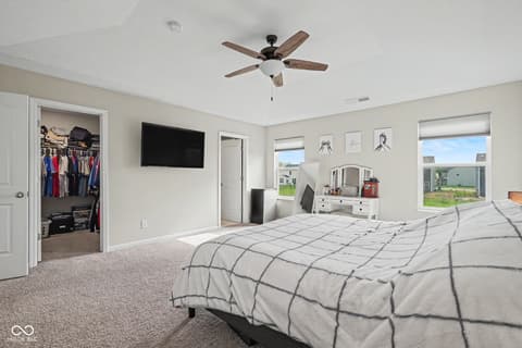 Bedroom at 3224 Sand Walk Drive, Kokomo, IN