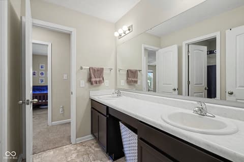Bathroom at 3224 Sand Walk Drive, Kokomo, IN
