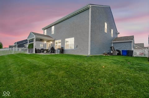 Backyard at 3224 Sand Walk Drive, Kokomo, IN