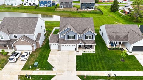 Aerial view at 3224 Sand Walk Drive, Kokomo, IN