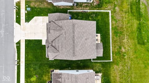 Aerial view at 3224 Sand Walk Drive, Kokomo, IN