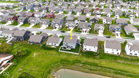 Aerial view at 3224 Sand Walk Drive, Kokomo, IN