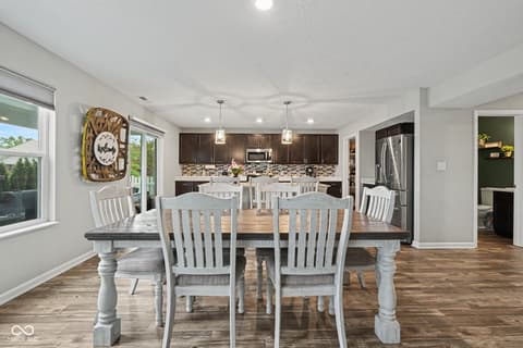 Dining room at 3224 Sand Walk Drive, Kokomo, IN