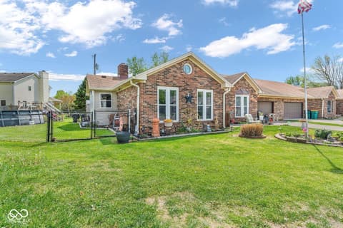Front exterior at 103 Weber Court, Franklin, IN