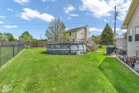 Yard at 103 Weber Court, Franklin, IN