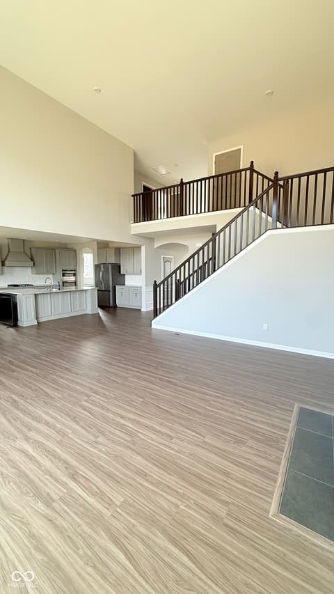 Living room at 6933 Bayview Run, McCordsville, IN