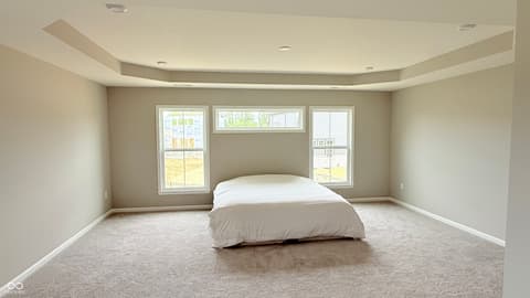 Primary bedroom at 6933 Bayview Run, McCordsville, IN