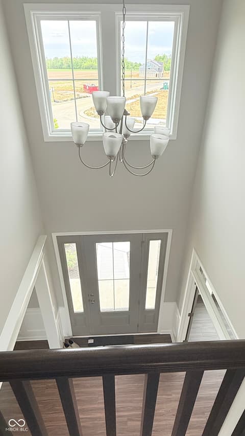 Foyer at 6933 Bayview Run, McCordsville, IN