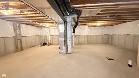 Basement at 6933 Bayview Run, McCordsville, IN