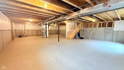 Basement at 6933 Bayview Run, McCordsville, IN