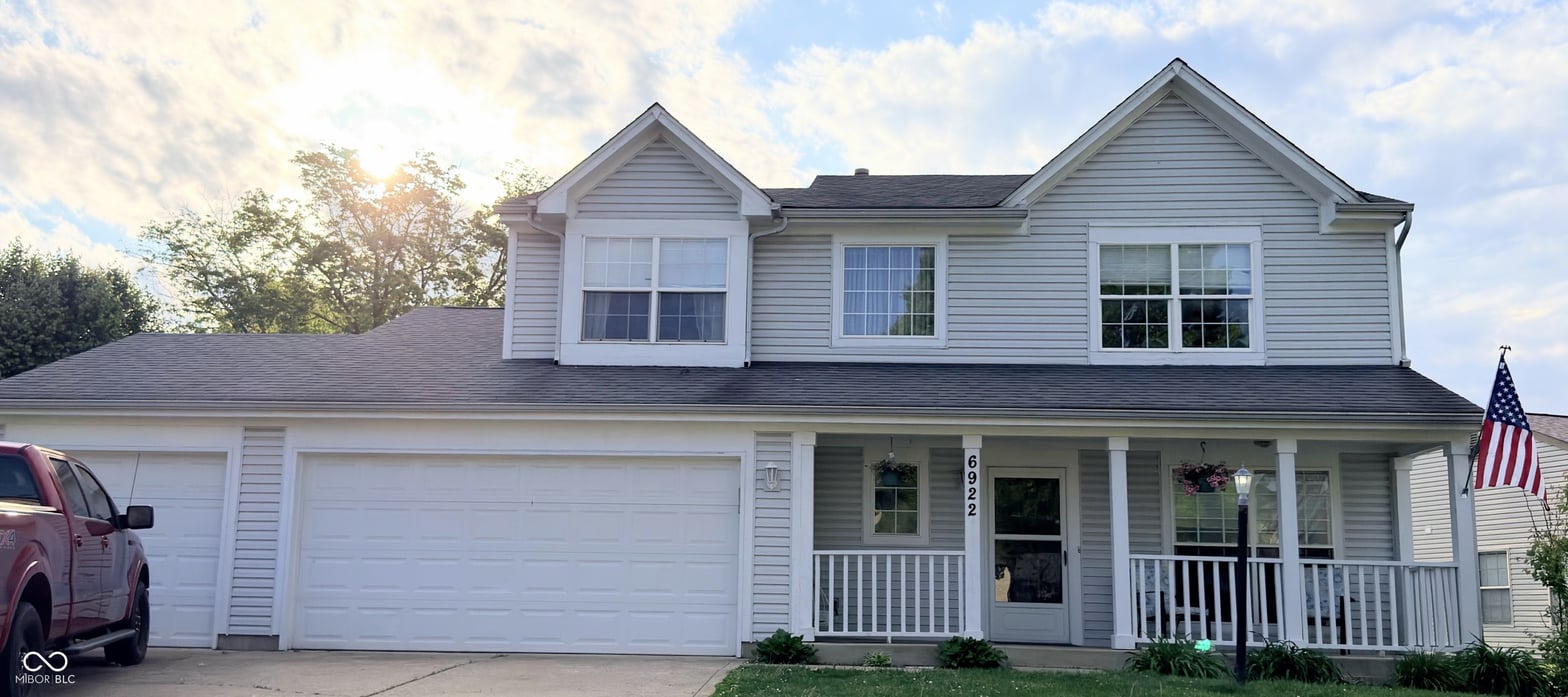 Front exterior at 6922 Devinney Lane, Indianapolis, IN