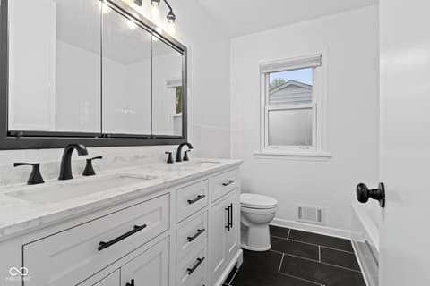 Bathroom at 1532 Weslow Court, Anderson, IN